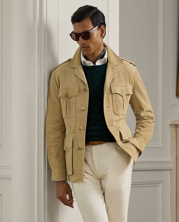 Leather Utility Jacket