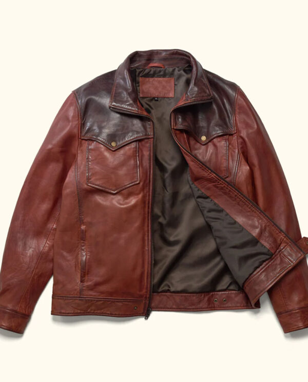 Vintage Leather Jacket Mens
