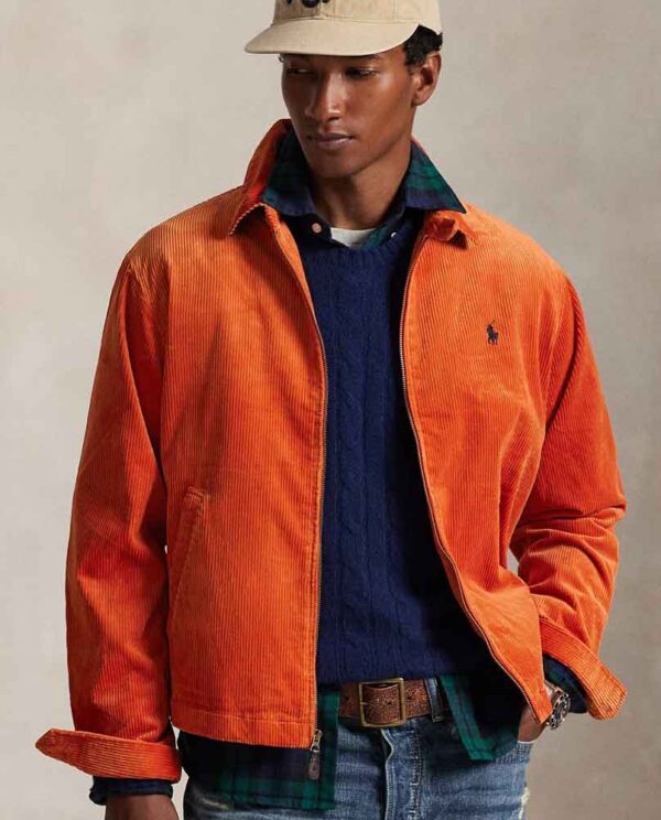 Burnt Orange Corduroy Jacket