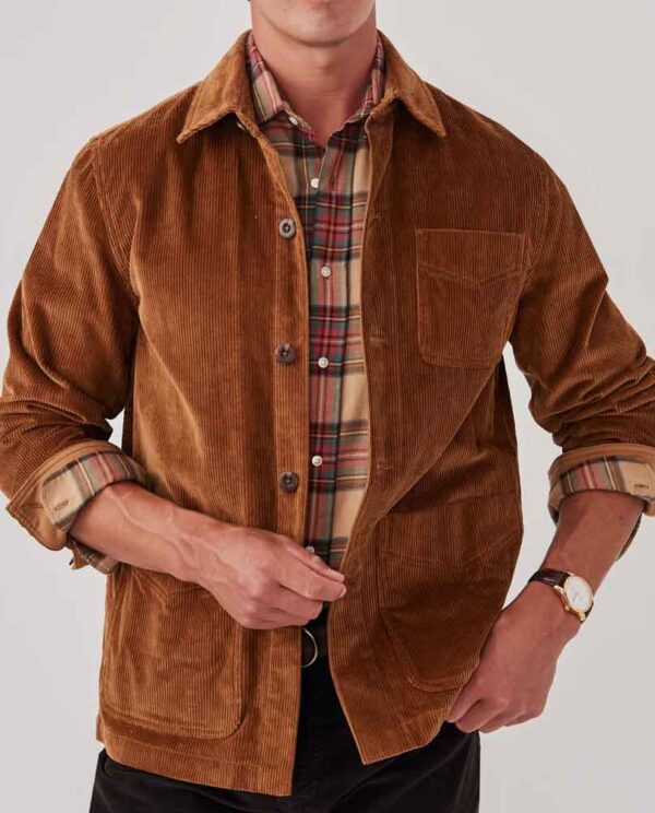 Men's Brown Corduroy Jacket